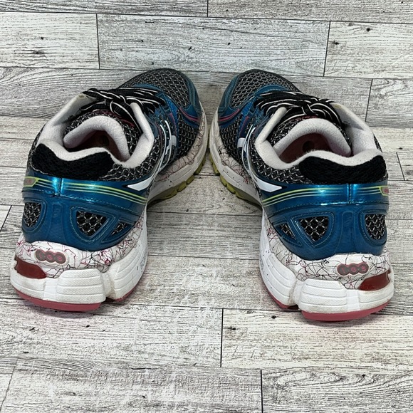 Asics Gel Kayano 19 Blue Running Shoes T392N Women Size 9.5 - Picture 6 of 12